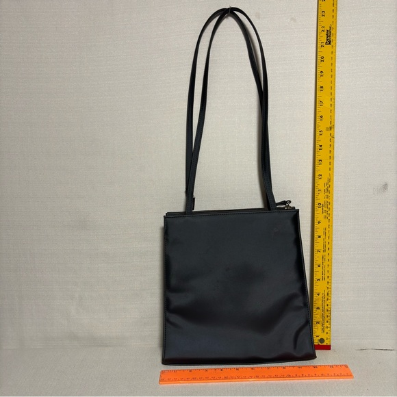 Chateau simulated leather Metallic Slate gray shoulder bag organizer satchel - Picture 10 of 11